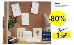 Verso Carte 'love you' avec enveloppe blanche