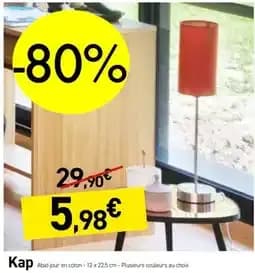 Kap Abat-jour en coton Plusieurs couleurs au choix