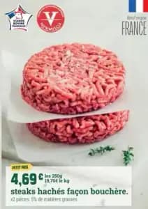 steaks hachés façon bouchère