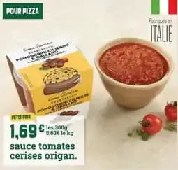 Emma Giordani sauce tomates cerises origan.