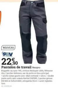 PBV Pantalon de travail Neopro