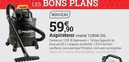 Profor aspirateur mistral