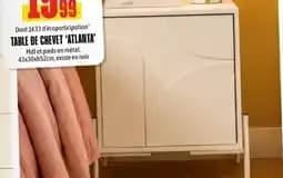Table de chevet 'atlanta'