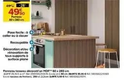 Panneau tasseau décoratif en mdf