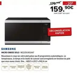 Samsung Micro Ondes Solo