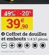 Coffret de douilles et embouts
