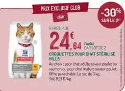 Hill's Croquettes pour chat stérilisé