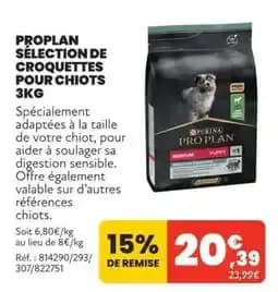 Proplan Sélection de Croquettes pour Chiots