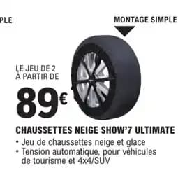 Chaussettes neige show'7 ultimate