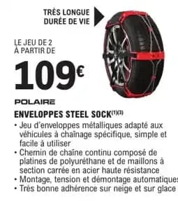 POLAIRE Enveloppes steel sock