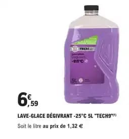 TECH9 Lave-glace dégivrant -25°c