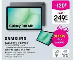 Samsung tablette + cover