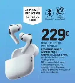 AirPods Pro 3 ecouteurs sans fils