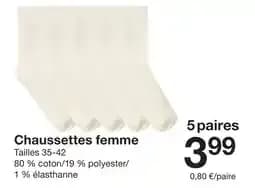 Chaussettes femme