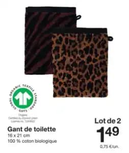 Gant de toilette