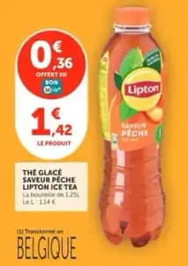 Lipton Thé glacé saveur pêche