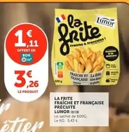 Lunor La frite fraîche et française