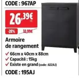 Armoire de rangement