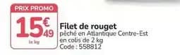 Promo - filet de rouget