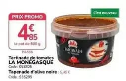 Promo - tartinade de tomates