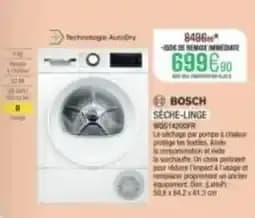 Bosch - sèche-linge wog14200fr