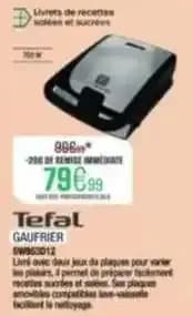 Tefal - gaufrier sw855012