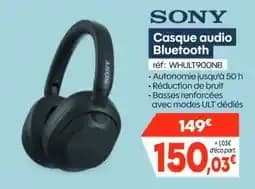 Sony casque audio bluetooth