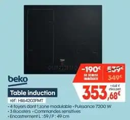 beko Table induction