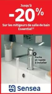 Sensea mitigeurs de salle de bain Essential