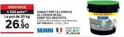 SEMIN Enduit prêt à l'emploi