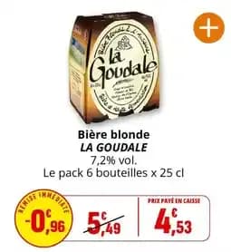 LA GOUDALE Bière blonde