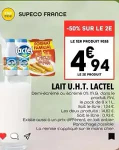 Lactel - lait u.h.t