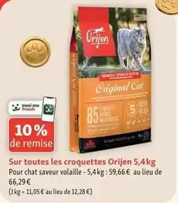 Orijen - sur toutes les croquettes