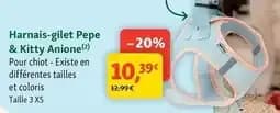 Anione - harnais-gilet pepe & kitty
