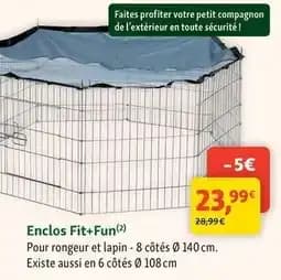 Fit+fun - enclos