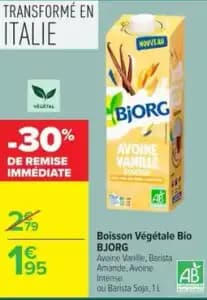 BJORG Boisson Végétale Bio