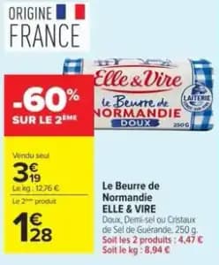 ELLE & VIRE Le Beurre de Normandie
