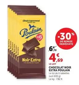 Poulain Chocolat Noir Extra