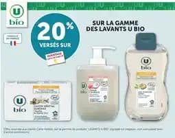 U bio sur la gamme des lavants