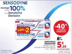 Sensodyne dentifrice