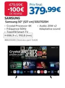 Samsung samsung 50" (127 cm) 50u7025h