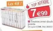 Feutres avec doub pointe