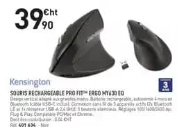 Kensingtion souris rechargeable pro fit ergo my630 eq