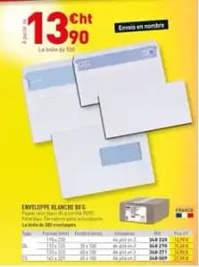 Enveloppe blanche