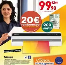Fellowes plastifeus saturn A3