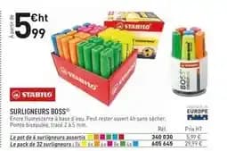 Stabilo - surligneurs boss