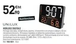 Unilux - horloge digitale