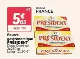 Président - beurre gastronomique