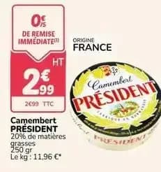 Président - camembert