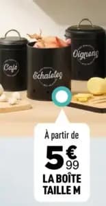 La boîte taille m